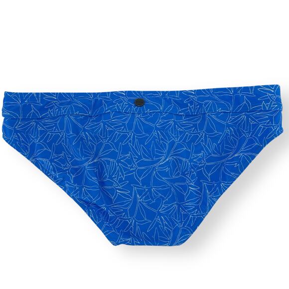 Prana Ramba Bikini Bottom Size XL Blue Floreat Full Coverage Bathing Swim Suit - Picture 3 of 7